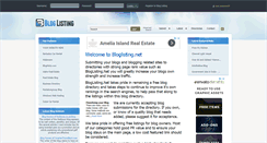 Desktop Screenshot of bloglisting.net